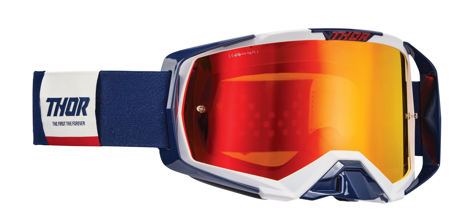 Thor 2025 Goggles Activate Navy White